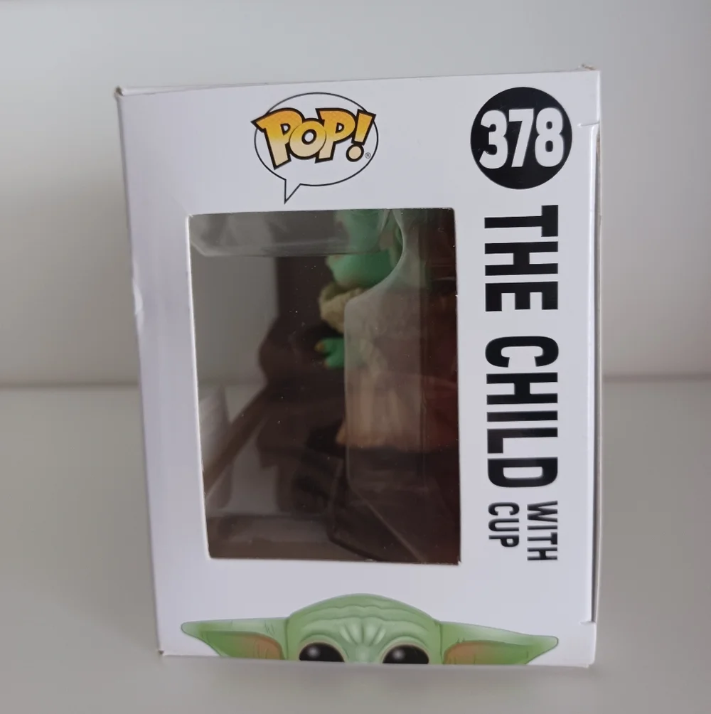 The Child Grogu With Cup From Star Wars‎ Mandalorian 378 Vinyl Figure Funko Pop